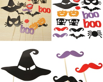 Halloween Photo booth props, Halloween Photo Booth props, decoration props,