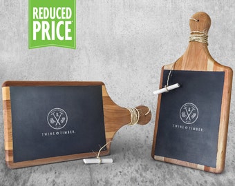 Chalk Cutting Board - Natural