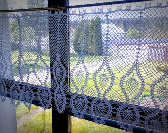 Crochet curtain | Etsy