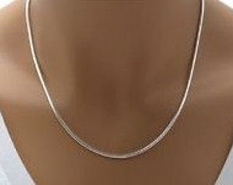 Delicate Sterling Silver Necklace - Stunning 1MM 925 Sterling! Available in 18", 20", 22", 24" or 28" lengths. ON SALE Now!