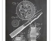 Impression brevetée de mouches de pêche à la mouche (1950