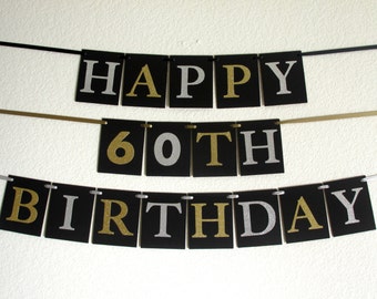 60th birthday party decorations | Etsy