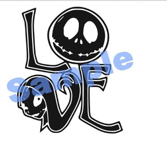 Download Jack and Sally SVG from LaDawnsOddsAndEnds on Etsy Studio
