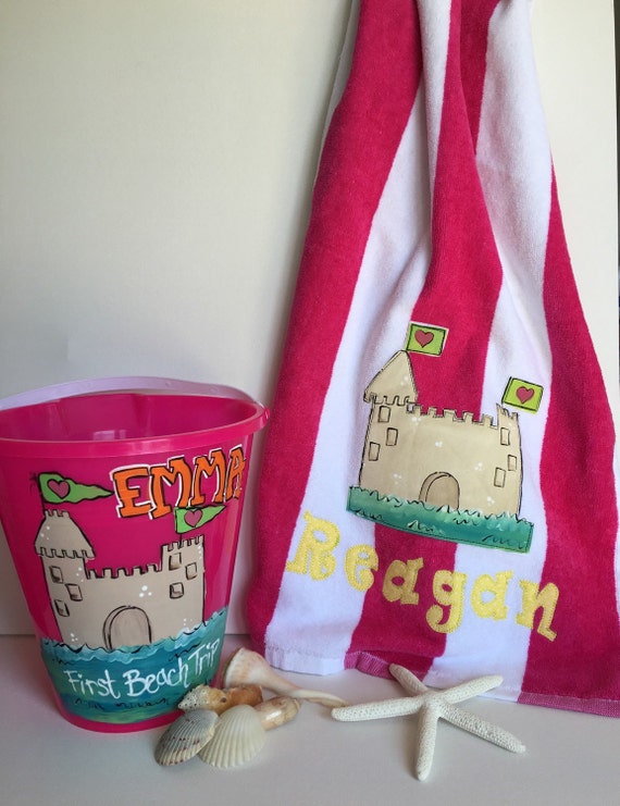 Beach gift set matching beach towel and bag beach towel