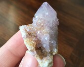 Purple Spirit Quartz-Drusy Spirit quartz, Spirit quartz Point ,Cactus quartz , Reiki Healing, Spirit Quartz