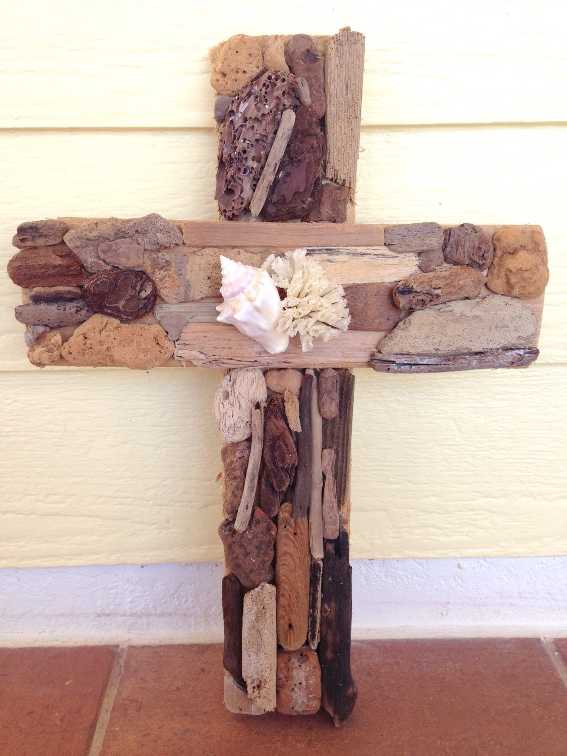 Driftwood cross driftwood cross wall hanging wood cross