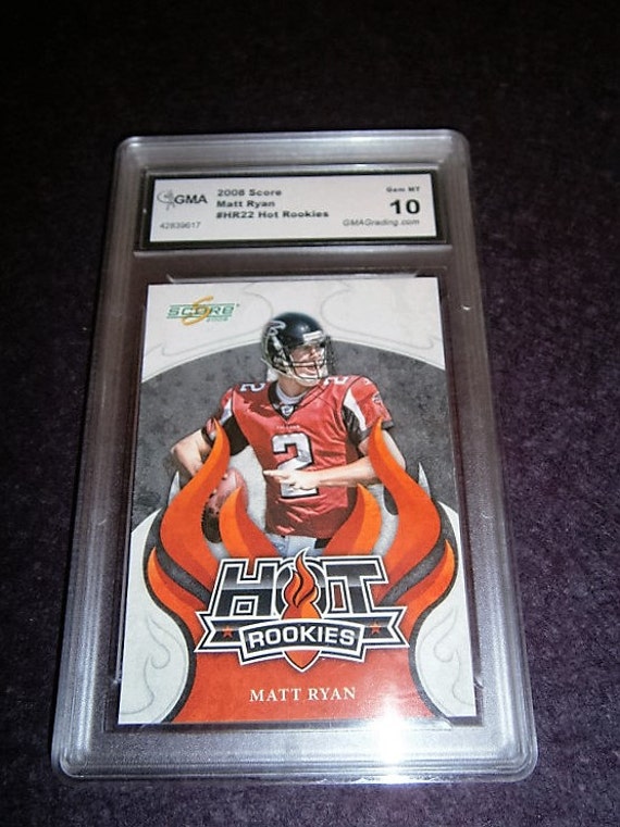 MATT RYAN Rookie Football Card 10 0 Gem Mint