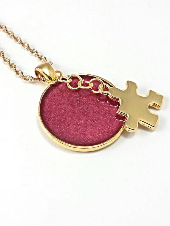 Autism necklace autism awareness jewelry autism by GenevasSky