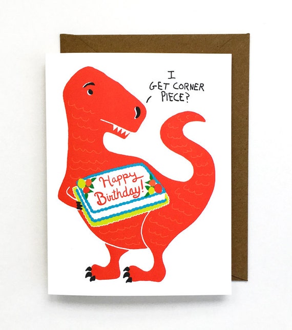 Funny Birthday Card Sarcastic Birthday Card by KatFrenchDesign