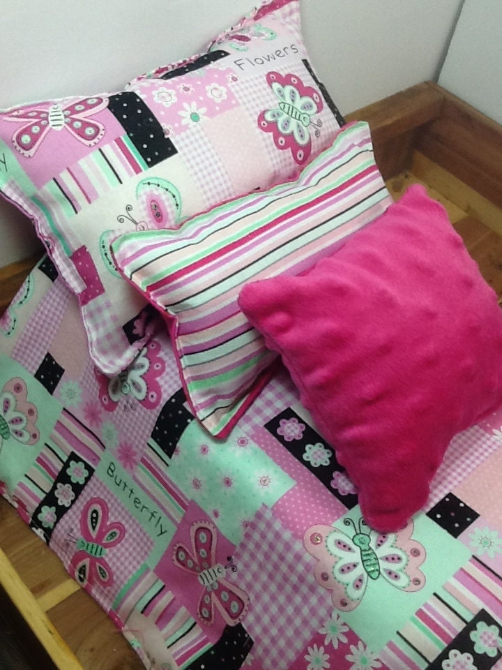 pink doll bed