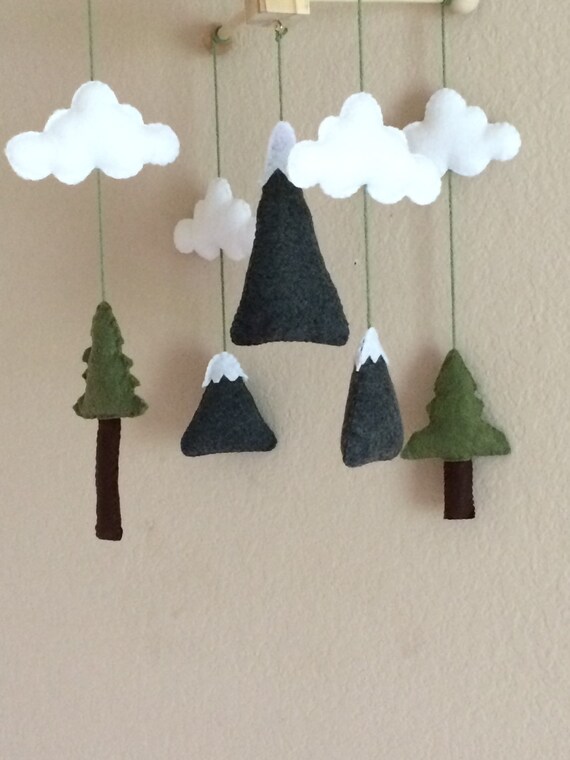 Mountain Baby MobileBaby Mobile MountainsNature by FiveEarlyBirds