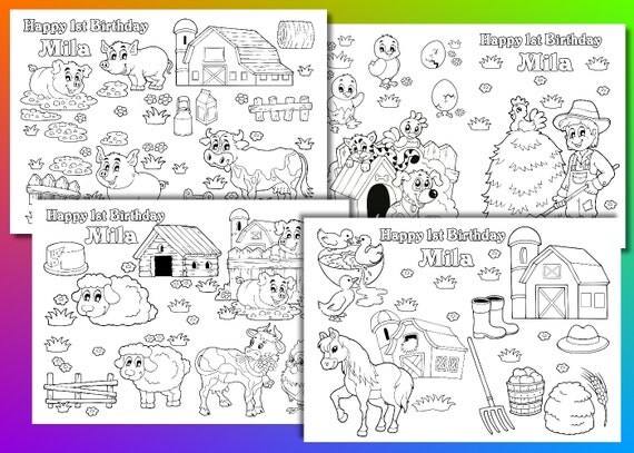 Download Farm Animals Coloring Pages Pdf Pictures - COLORIST