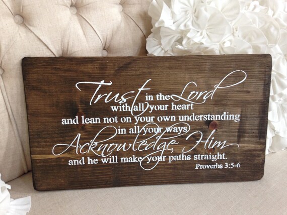 Decorative Plank with Bible Verse