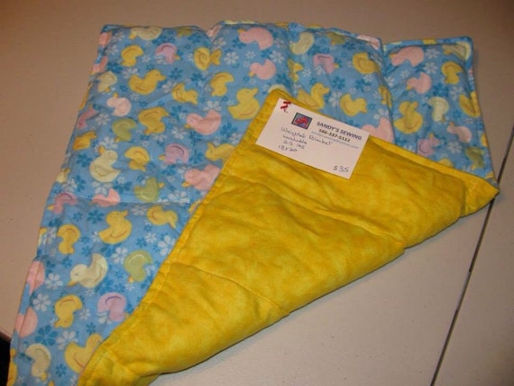 Weighted Blanket toddler washable flannel 3 lbs ready