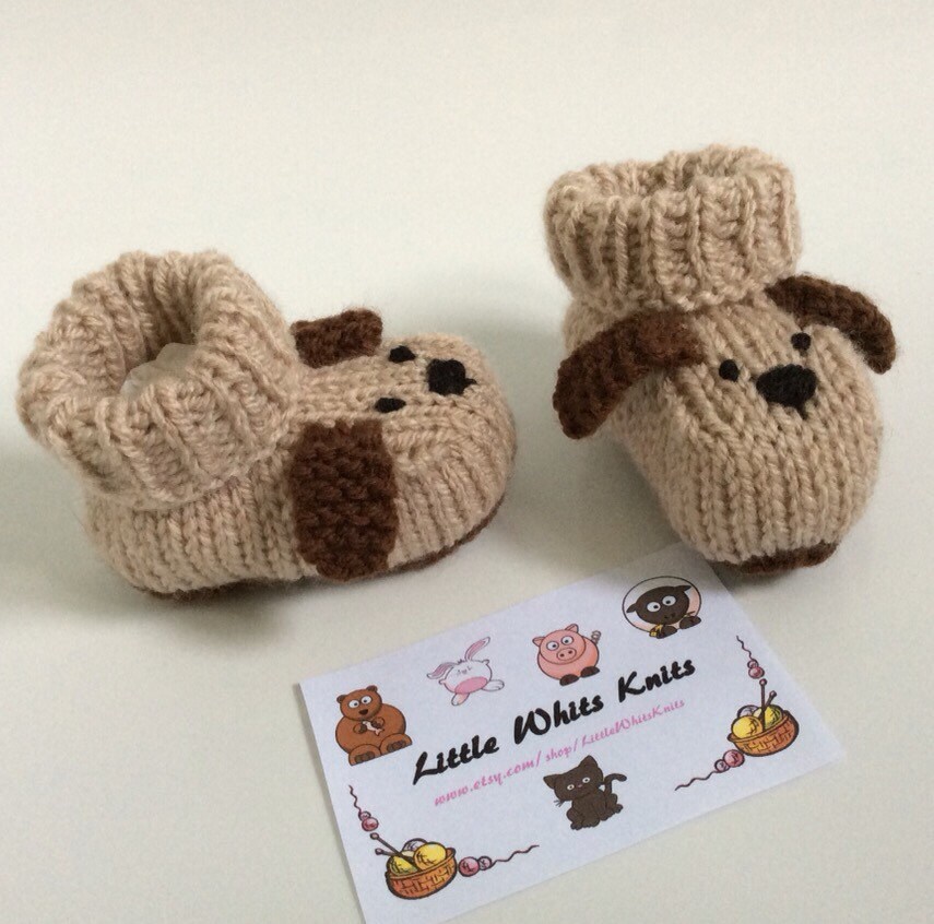 Dog knitted baby booties knitted baby shoes puppy baby boots