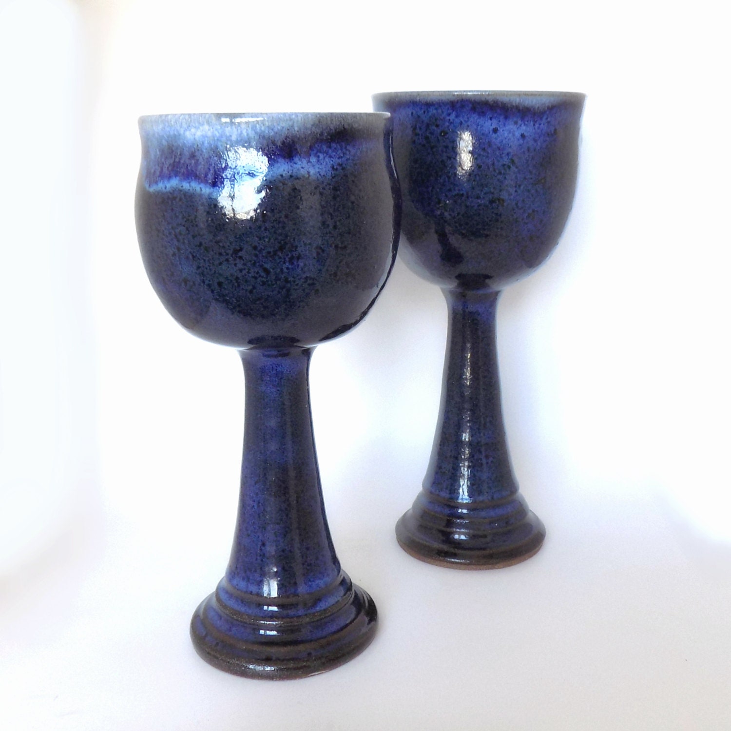 RESERVED LISTING Rustic Ceramic Wine Cups Set of 2