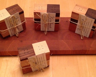 Wooden Salt & Pepper Shakers