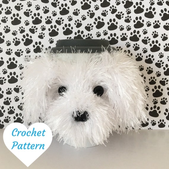 Crochet Pattern Dog Crochet Maltese Amigurumi by HookedbyAngel