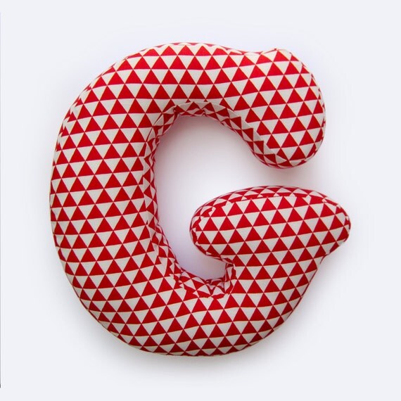 Alphabet Pillow Letter G Alphabet Pillows Initials Letter