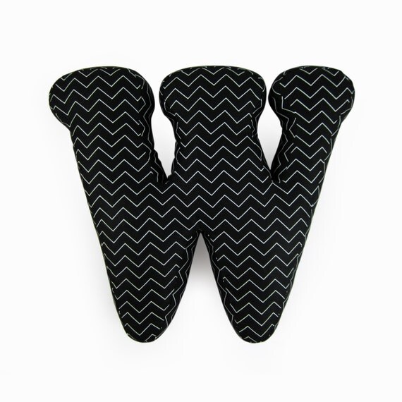 Alphabet Pillow Letter W Alphabet Pillows Initials Letter