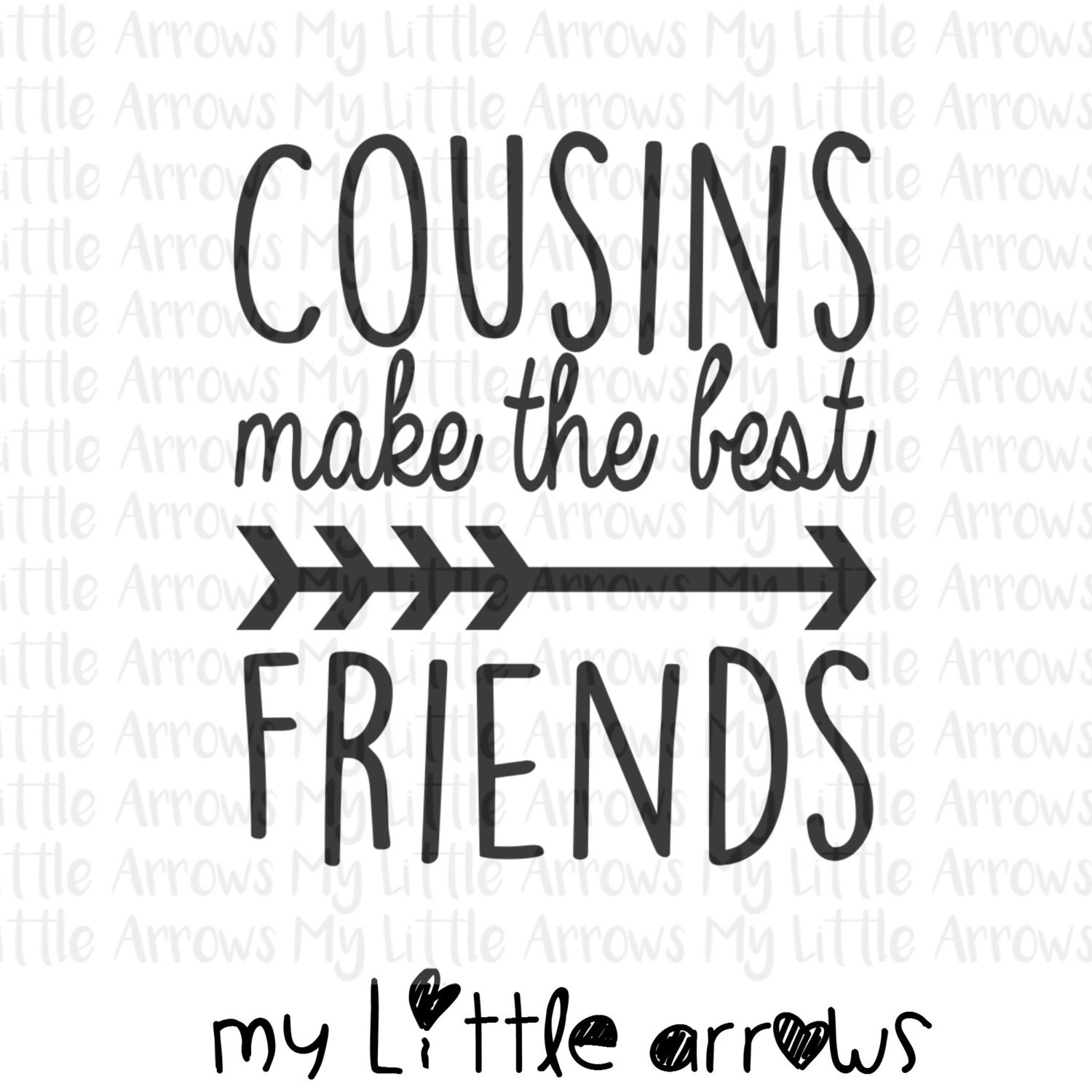Download Cousins make the best friends SVG DXF EPS png Files for
