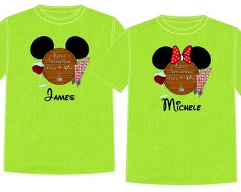 EPCOT FOOD and WINE Disney Vacation Group Shirts