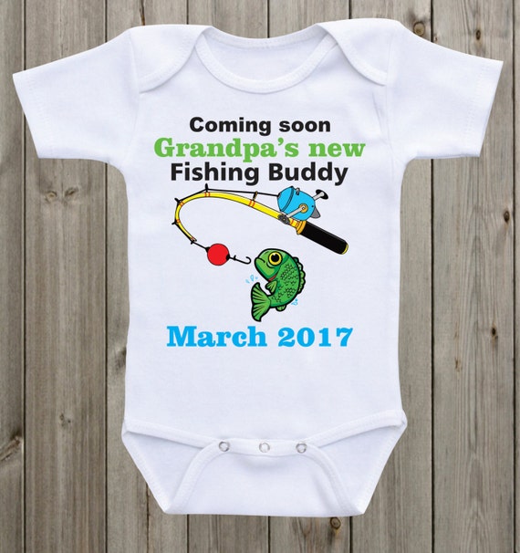 Download Grandpa's new fishing buddy Pregnancy Announcement Baby