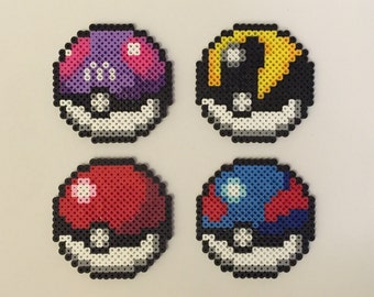 Featured image of post Iron Beads Pokemon Ball Pokemon ball keychains perler beads