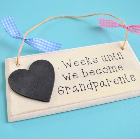 Gift for Expecting Grandparents or Grandparent. by OurPrettyHouse