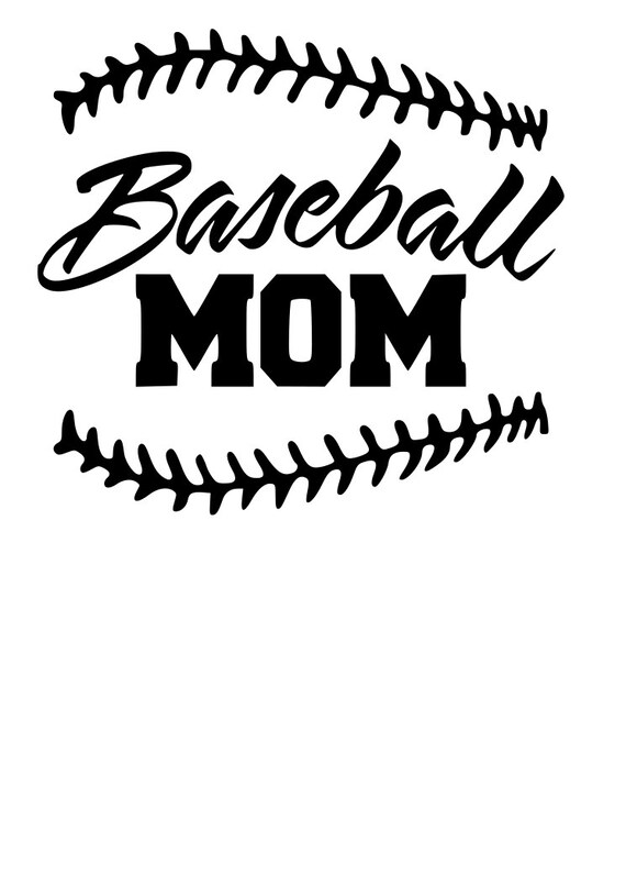 Download Baseball Mom SVG & DXF File by SouthernPickedDesign on Etsy