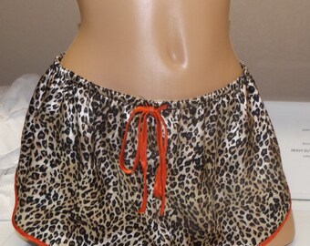 SALE Cheetah Leopard Print Tap Pants Panties Large