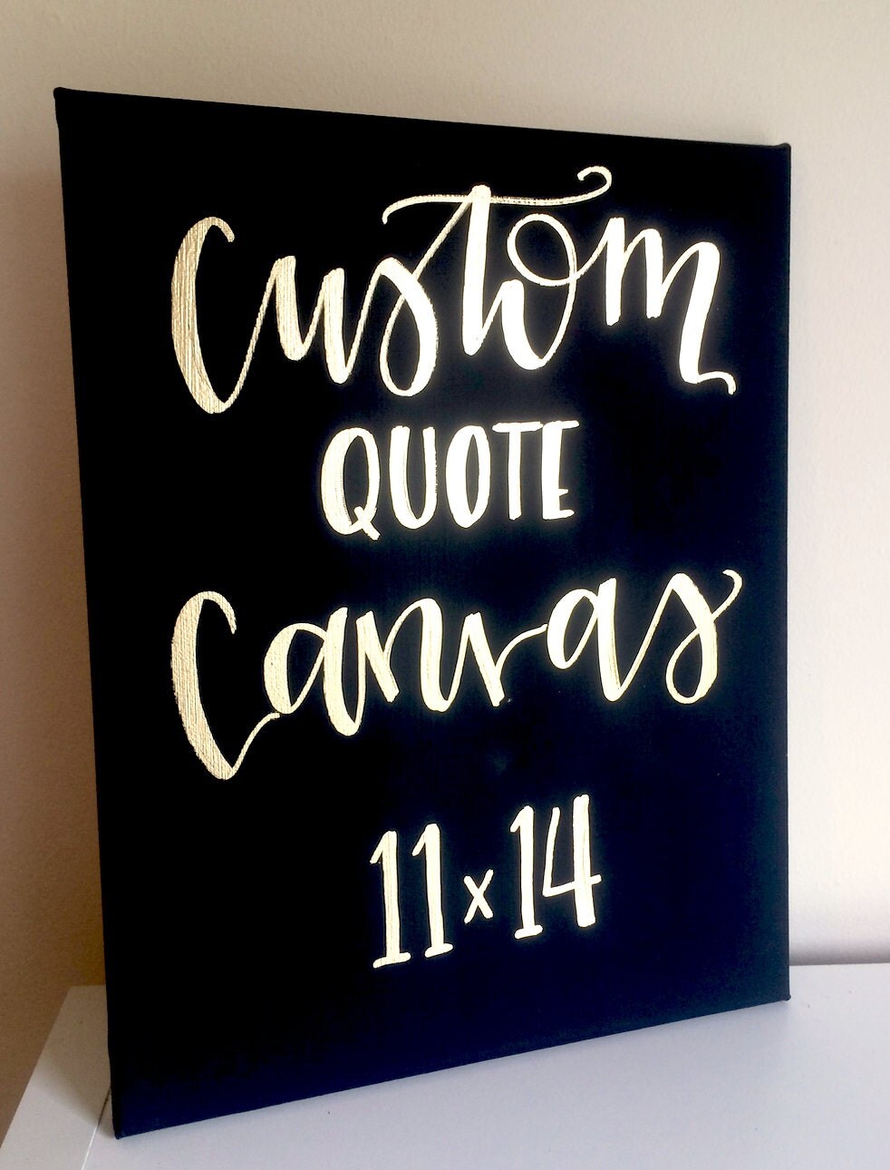 Custom quote canvas 11x14 wedding decor nursery decor home