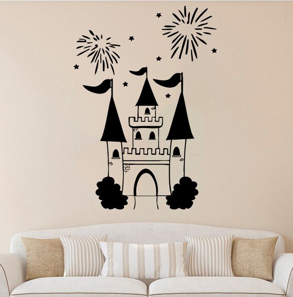 Disney Castle Wall Sticker Castle Vinyl Decal Disneyland Vinyl