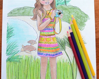 american girl doll lea clark coloring pages - photo #30
