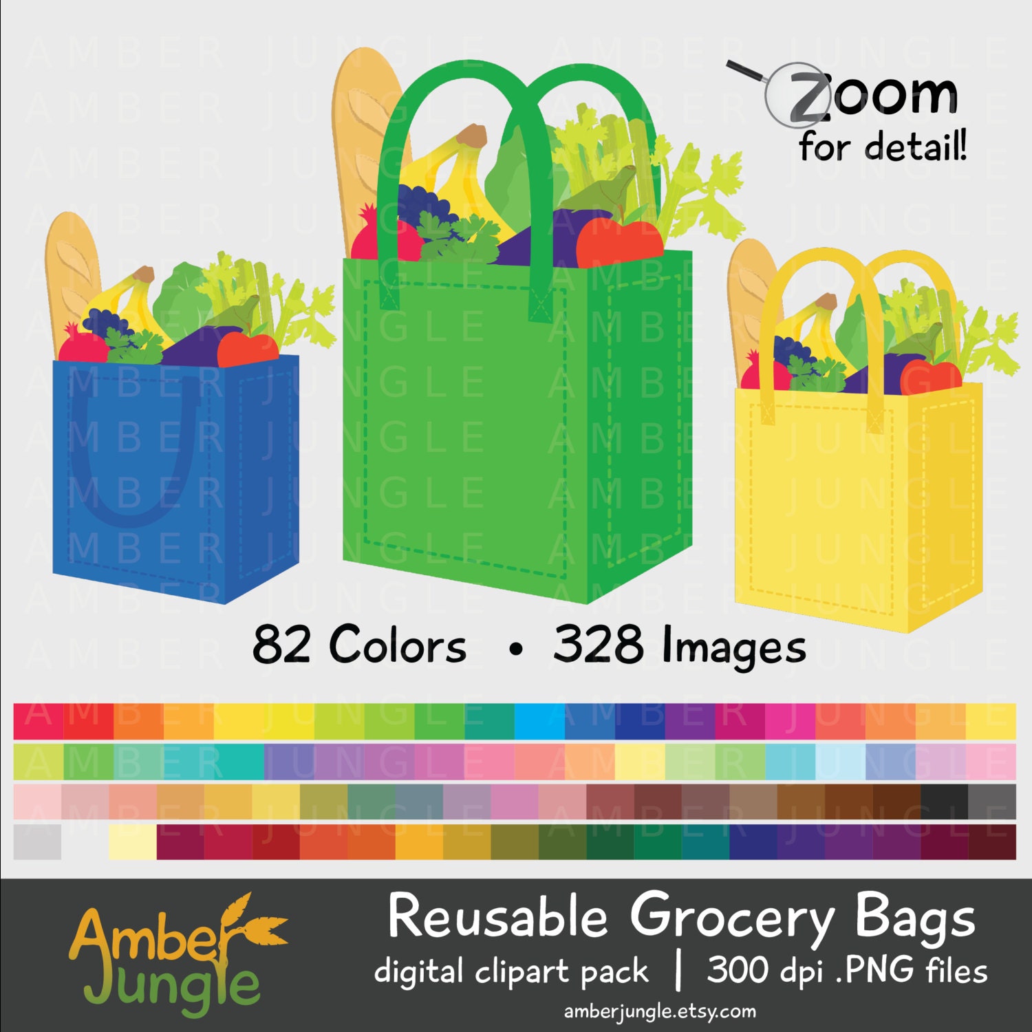 Grocery Bag Clipart Groceries Clip Art for Planner Sticker