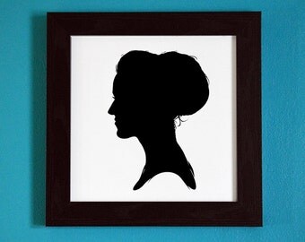 Katy Perry - Silhouette Portrait Print