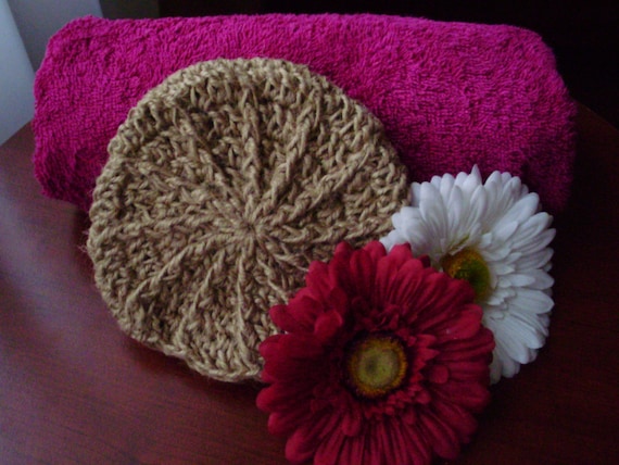 NATURAL HANDMADE bath/shower SPONGE with Strap, crochet sponge, 100 % natural jute, gift for woman