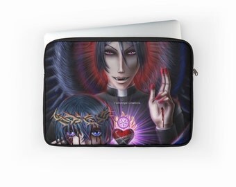 Sebastian Michaelis & Ciel Phantomhive Laptop Sleeve! 'Take Me To Church' - Multiple Sizes Available!