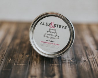 Wedding Favor - Loose Leaf Tea - Unique Wedding Favor - Tea Favour - Tea Tin - Tea Wedding Favour - Customized Favour - Tea Party Favour