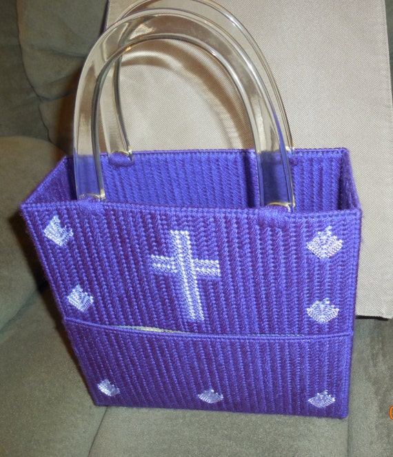 Plastic Canvas Tote Bag Large