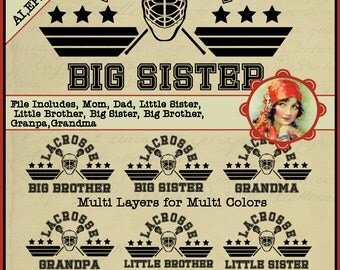 Lacrosse SVG, Lacrosse Dad svg, Lacrosse Mom, Lacrosse Grandma, Lacrosse Sister, Lacrosse Grandpa, Lacross Brother,
