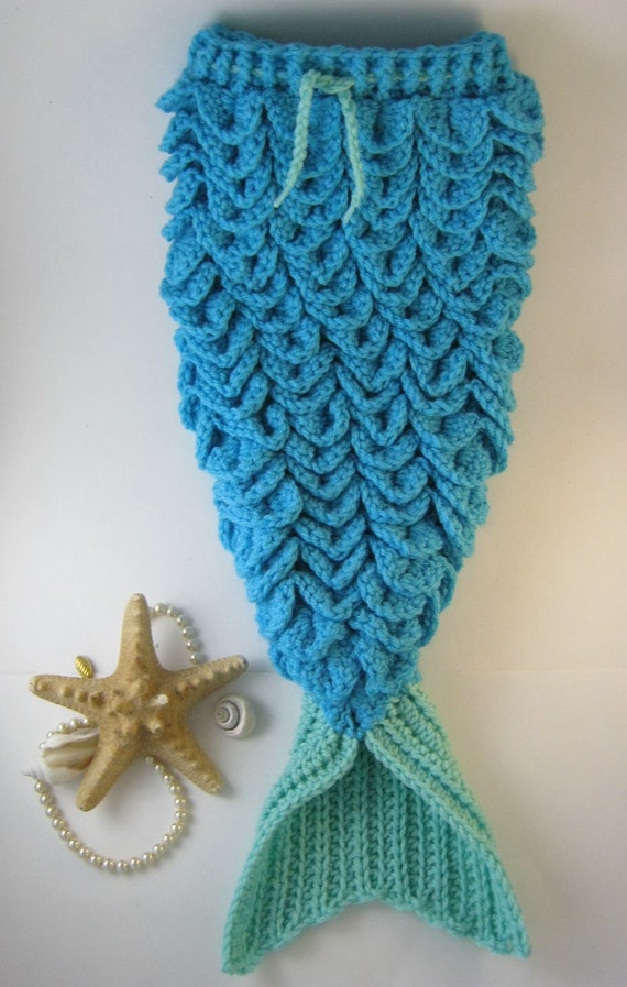 Items similar to Mermaid Blanket ~ Baby Mermaid Tail ...