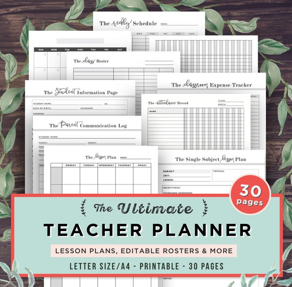 This is a graphic of Fabulous Free Printable Teacher Planner Pdf This is a picture of Fabulous Free Printable Teacher Planner Pdf
