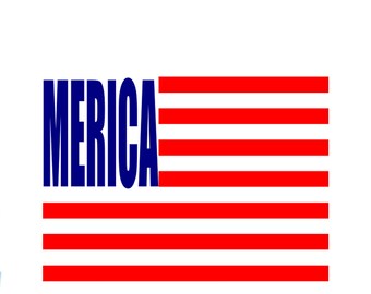 Download American Flag Monogram SVG, 4th of July SVG, Chevron Flag ...