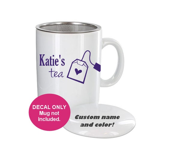 decal custom tea cup decal tea mug decals custom tea bag decal custom tea cup decal tea mug decals custom tea bag