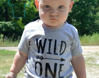 Wild ONE Shirt or Bodysuit, Wild One First Birthday Shirt, Boy First Birthday, Girl First Birthday, Wild One Birthday