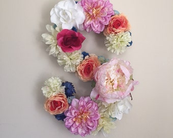 Items similar to Personalized Floral Monogram Print on Etsy