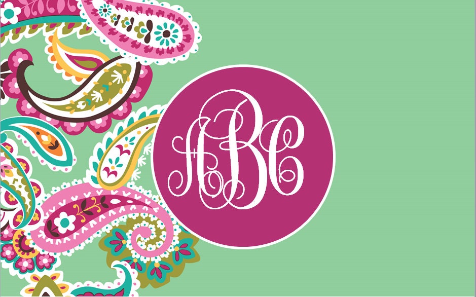 vera bradley monogram