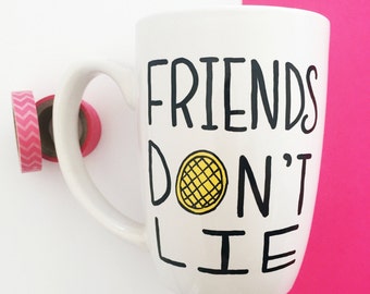 Stranger Things Mug, Friends Don't Lie Coffee Mug, Coffee And Contemplation, Unique Coffee Mug, Gifts For Best Friend, Gifts For Her,