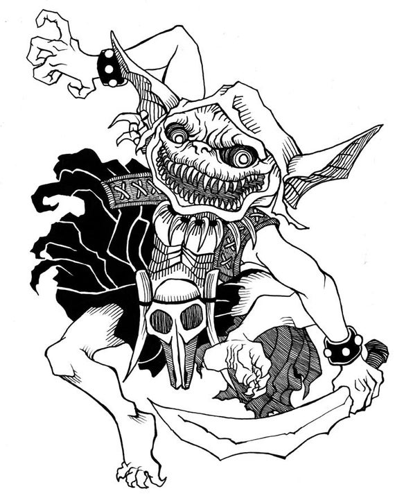 Goblin Illustration for Paizos Pathfinder Adventure Path